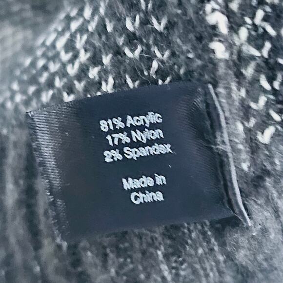 Lane Bryant Cardigan Women's Plus Sz 22/24 Open Front Black Animal Print Pockets - Picture 6 of 7